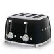 SMEG TOSTAPANE 4 FETTE Nero